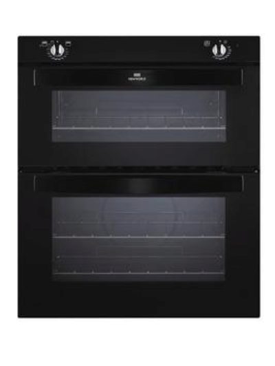 New World Nw701Do 70Cm Built Under Fanned Electric Double Oven - Black